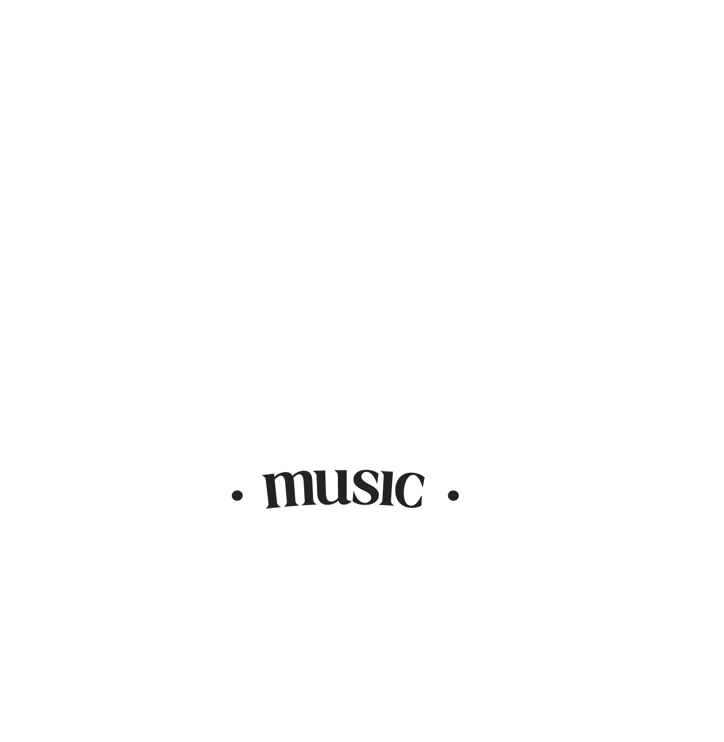 Galen Marten guitar pick logo: White