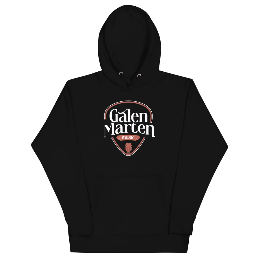 Guitar pick unisex hoodie